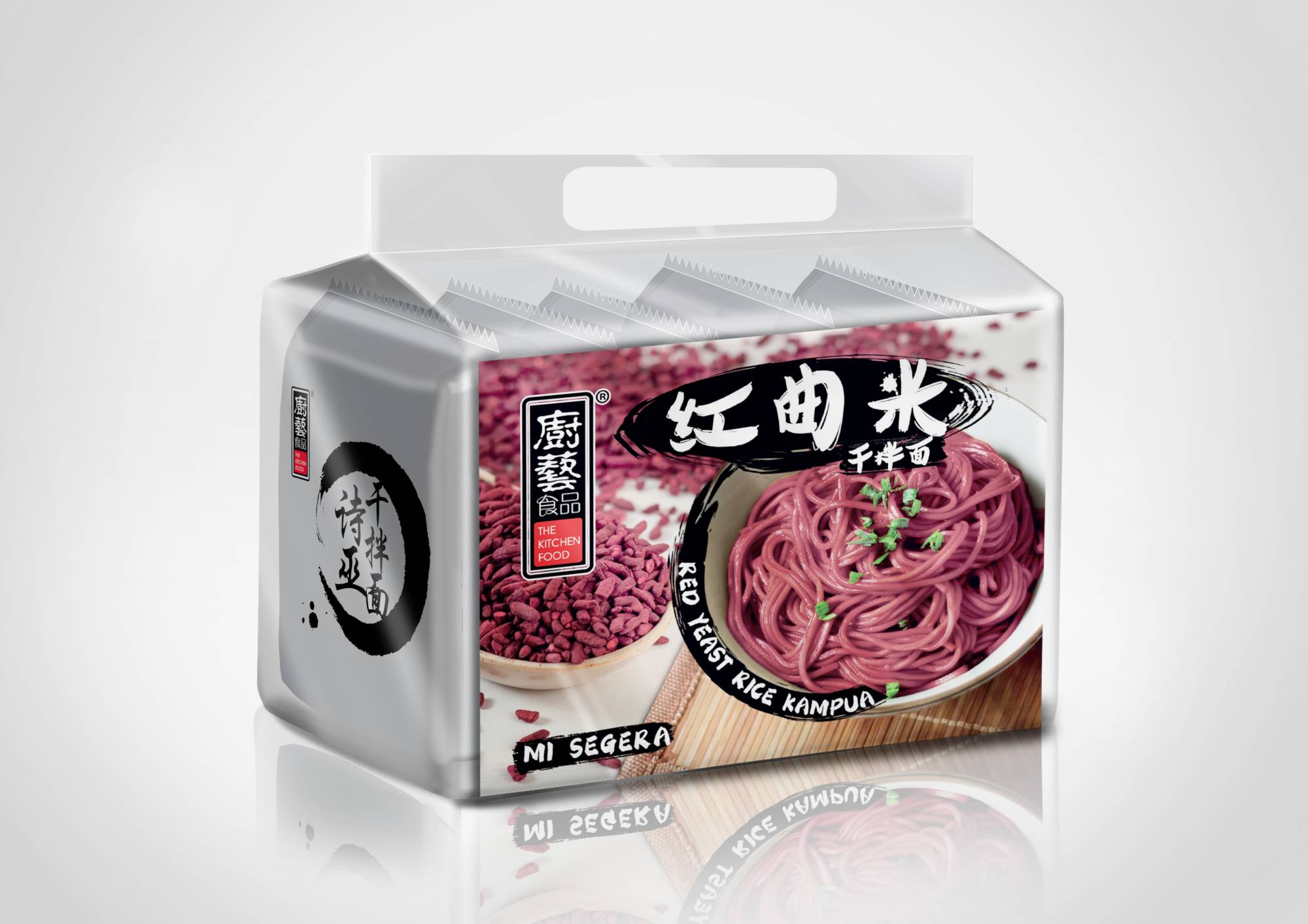 Red Yeast Rice Kampua 红曲干拌面