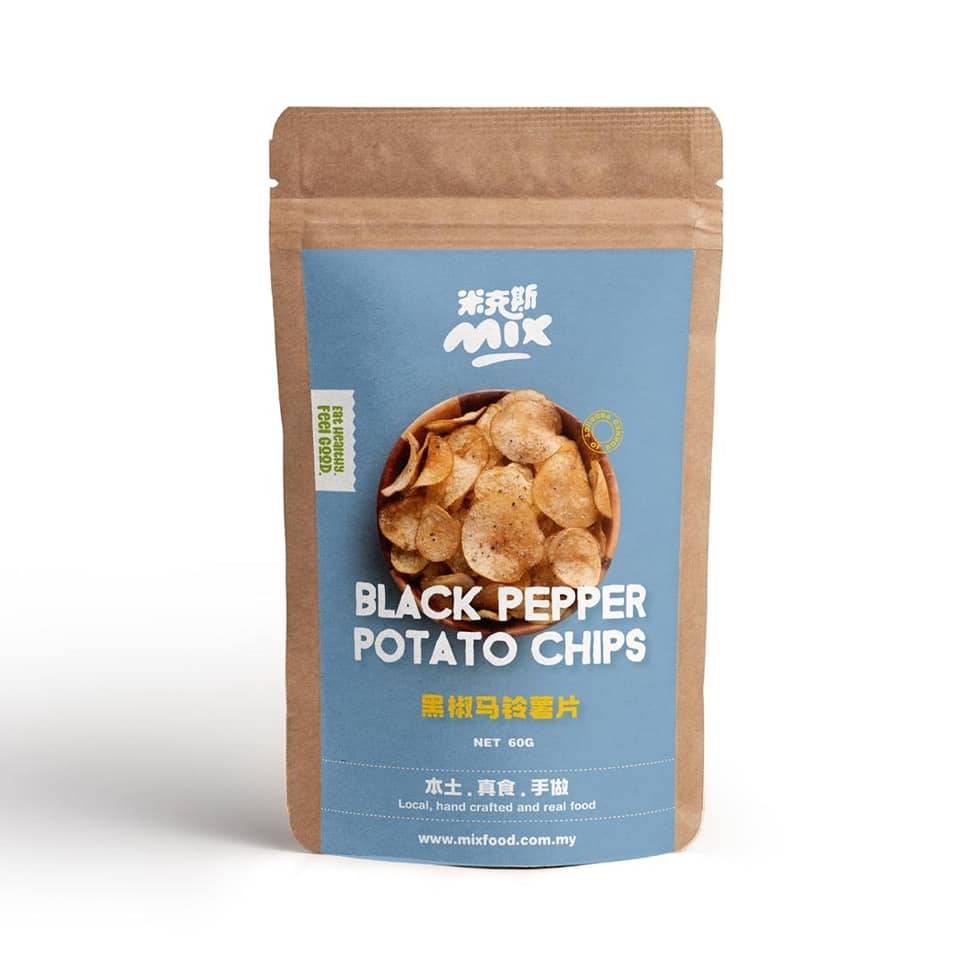 Black Pepper Chips 80g